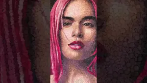 @KarolG mosaic art by @kevinchampeny1661 🌈☀️ 7,000 hand cast objects 🤩