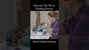 Between The Waves - Painting Process / A Few Excerpts #art #painting #contemporaryart