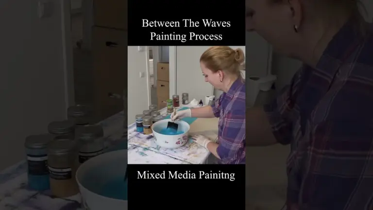 Between The Waves - Painting Process / A Few Excerpts #art #painting #contemporaryart