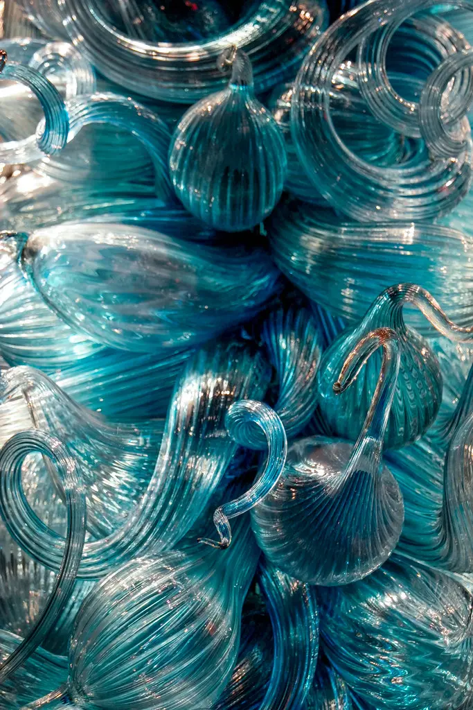 Blue Blown Glass