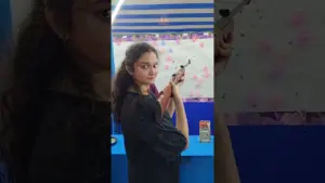 Exhibition gone wrong, I pushed my sister to do this 😁 #exhibition #funnyvideo #sistergoals #yt