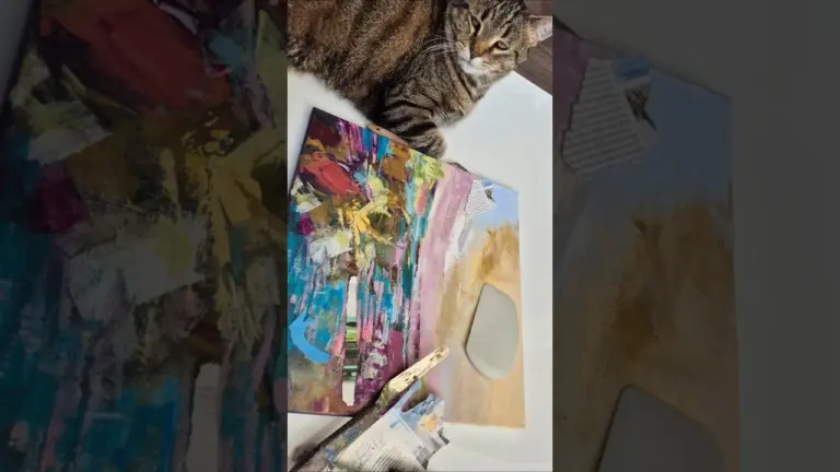 Exploring Abstract Landscape Paintings  #painting #abstractart