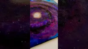 Galaxy Painting 🌌 | Easy acrylic painting #art #painting #galaxy