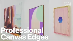How Professional Artists Finish the Edges of A Canvas (3 Key Strategies + Examples)
