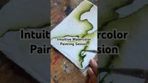 Intuitive Watercolor Painting Session 3 with Jessica Young #watercolorpainting #intuitiveart #art