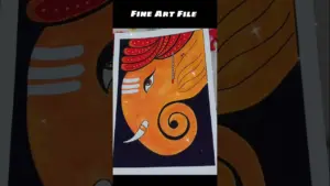 Modern Art Paintings 🤩|| Fine Art File || #paintings #drawing #art #shorts #youtubeshorts