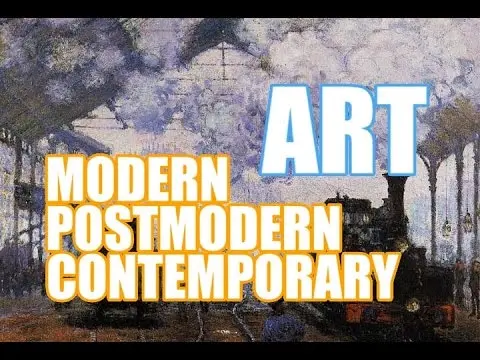 The Difference between Modern art, Postmodern art and Contemporary Art | LittleArtTalks