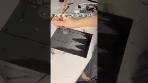 Water drop art! #art #painting #style #shorts