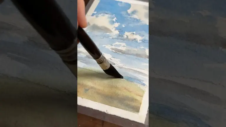 Watercolour tips for painting Clouds 1 Watercolour tips for painting Clouds