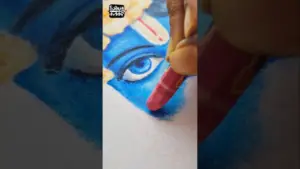 5 Oil Pastel Techniques in 30 Sec 🔥 #surabhikalakar #art