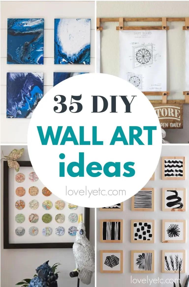 35 Cheap and Easy DIY Wall Art Ideas 2 6b75c2c2c53102ab252c7f9ef8fa3b67