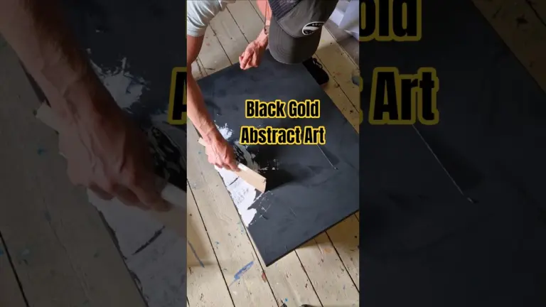 Abstract Art Ideas - Black and Gold Layers #art #artshorts #abstractpainting 1 Abstract Art Ideas - Black and Gold Layers #art #artshorts #abstractpainting
