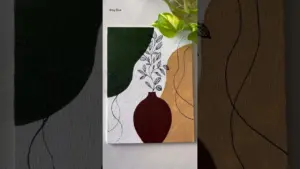 Boho Art Ideas #canvas #painting #acrylic #boho #watercolor #flower #drawing #art #artsydiva #shorts