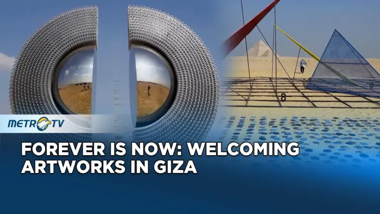 'Forever Is Now' Art Exhibition at the Pyramids of Giza: Contemporary Works Honor Ancient Egypt