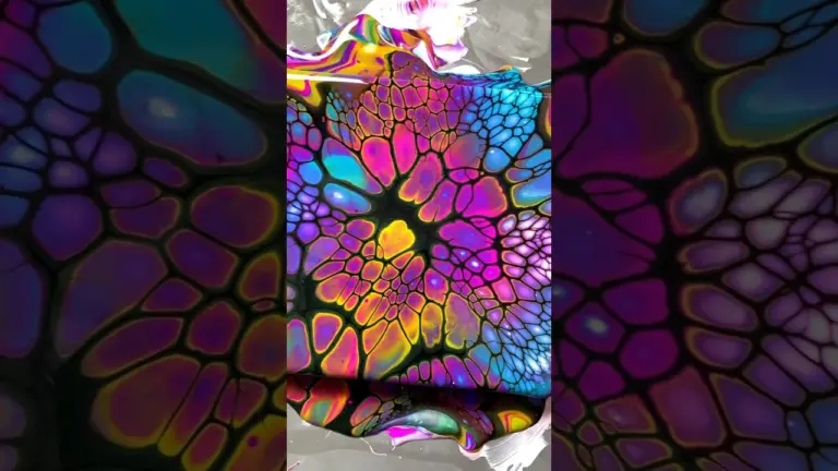 How to Pour Paint - Bloom Technique #art #acrylicpouringcells #bloomtechnique #fluidart #shorts 3 How to Pour Paint - Bloom Technique #art #acrylicpouringcells #bloomtechnique #fluidart #shorts