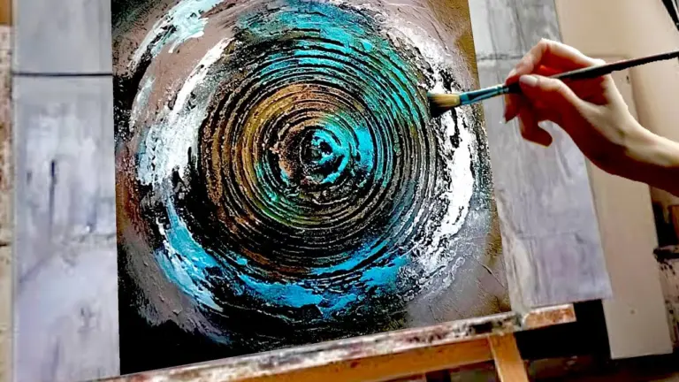 Mastering TEXTURED ABSTRACT Art on Canvas / Texture ACRYLIC Painting Step by Step