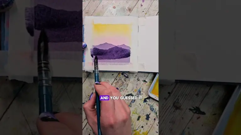 One of my all time favorite paintings to teach! #easywatercolortutorial 4 One of my all time favorite paintings to teach! #easywatercolortutorial