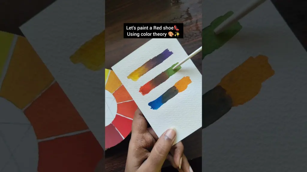 Using Color theory to paint a show #watercolor #colortheory