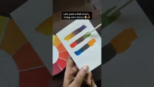 Using Color theory to paint a show #watercolor #colortheory