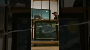 Van Gogh's "Starry Night" on the move