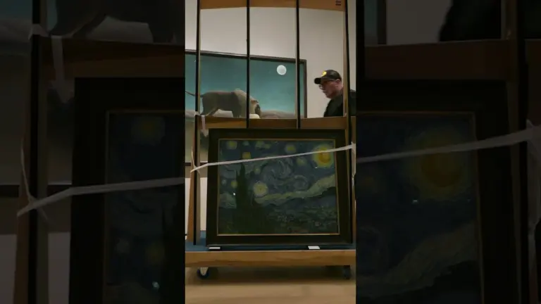 Van Gogh's "Starry Night" on the move 5 Van Gogh's "Starry Night" on the move