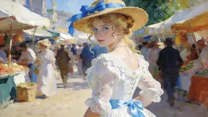 Visual Poems | Renoir | Stepping into the World of "Gathering Flowers"