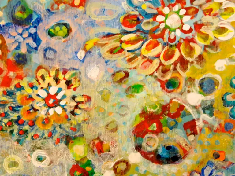 winnow through the winter, liquid painting, scott richard
