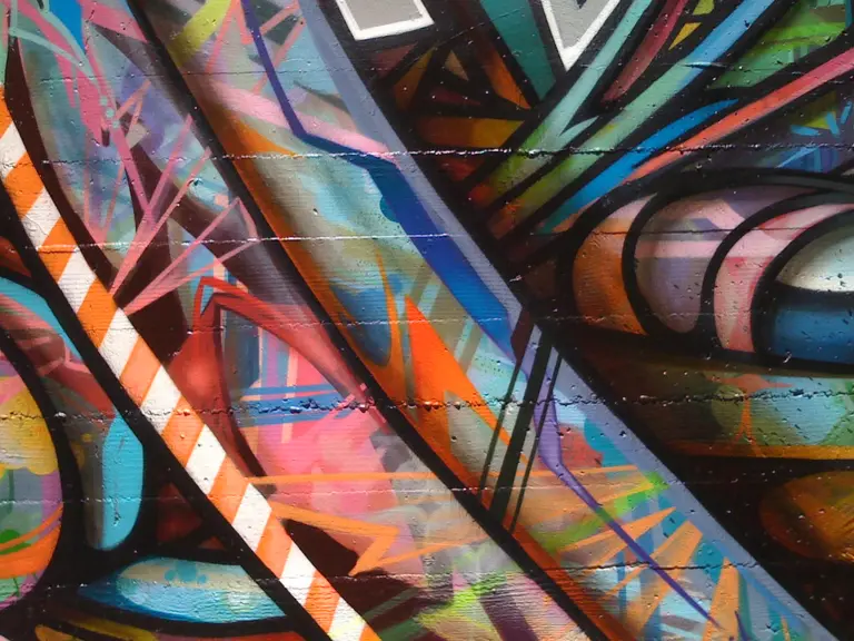 Alley art curated by Kommunitas