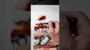 Drawing trees. Schopenhauers quote: “Mostly it is loss which teaches us about the worth of things.”