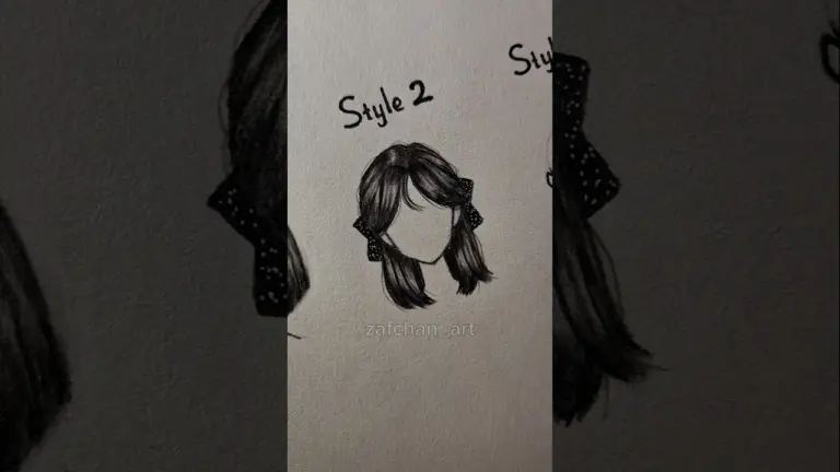 How to draw short hair in different styles ✨️ #drawing #art #sketch #howtodraw #shorts 2 How to draw short hair in different styles ✨️ #drawing #art #sketch #howtodraw #shorts