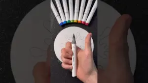 Let's Create a Satisfying Spot with Ohuhu’s Alcohol Markers! 🎨✨🤩 #ohuhu #art #shortsart