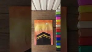 Whats About My "KABA🕋" Beautiful Painting🥰🎨✨ #Allah #shorts #art #viral #trending #aryan