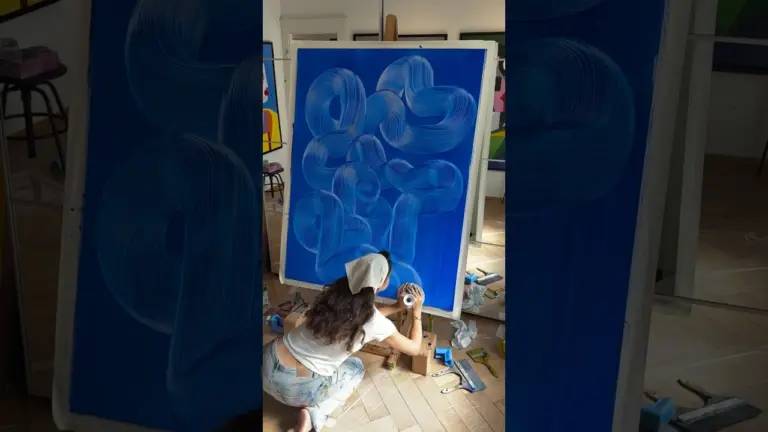 „A Thought Unfolds“ 150 x 115 cm 🎨By @katesalinger @WomenArtistsGallery  #abstract #oilpainting