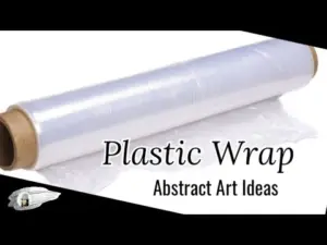Create MESMERIZING Abstract Paintings Using PLASTIC WRAP: Abstract Acrylic Painting Tutorial (499)