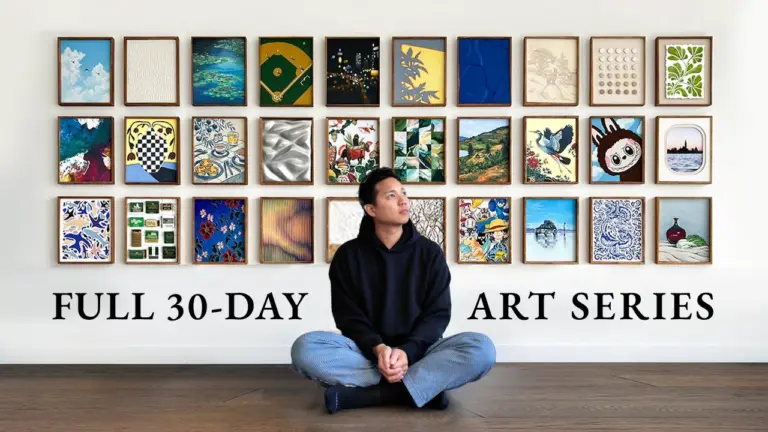 I Tried 30 Art Styles in 30 Days (Start to Finish)