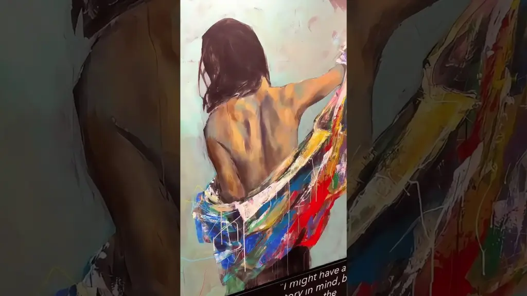 Kicki Edgren – REBELL | Contemporary Figurative Painting #shorts